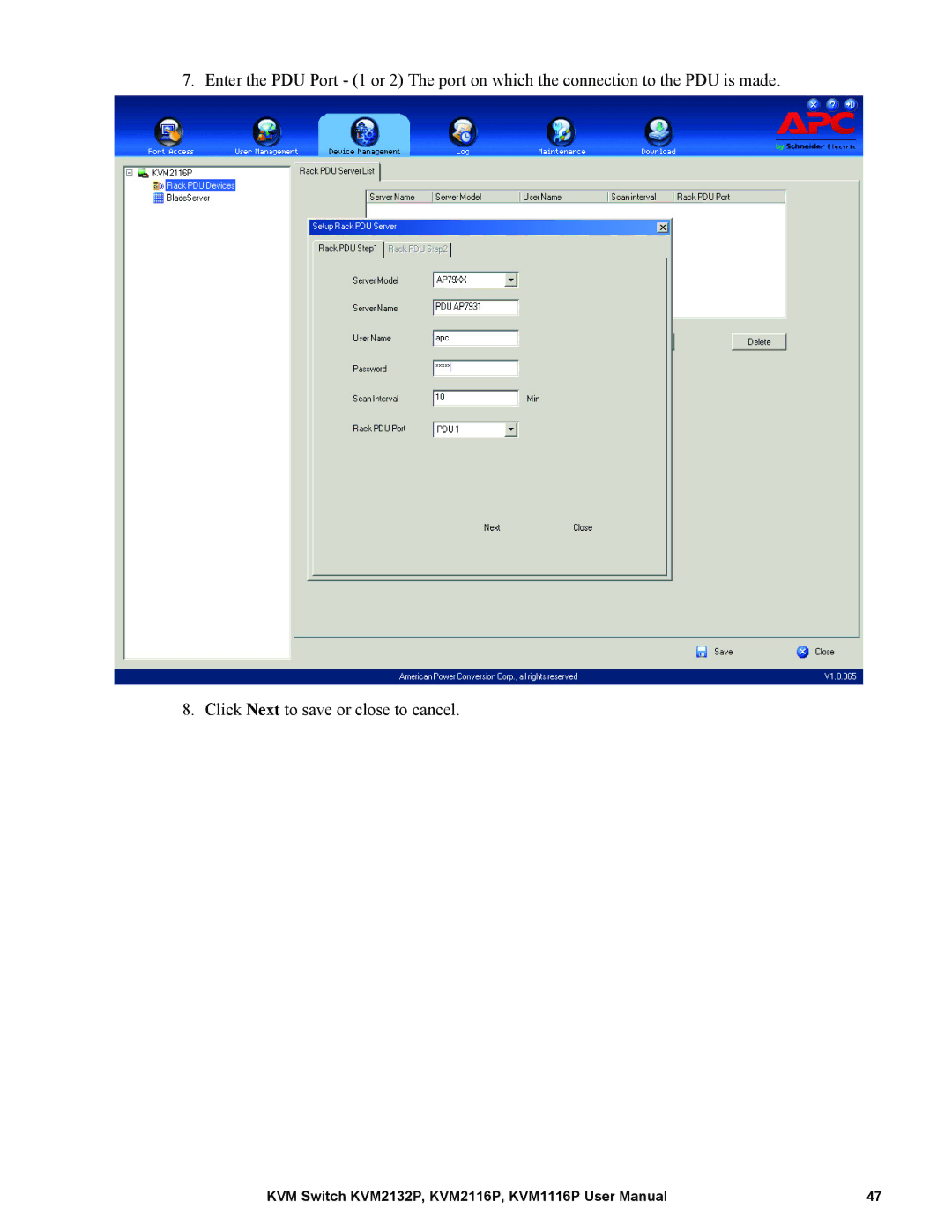 Schneider Electric KVM1116P, KVM2132P, KVM2116P user manual 