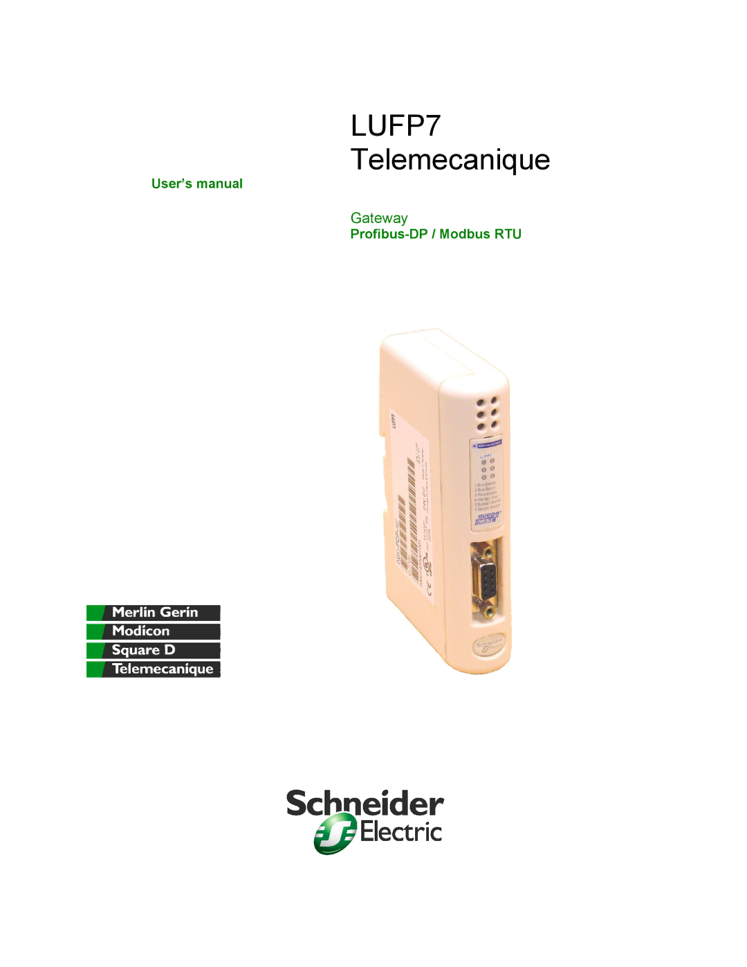 Schneider Electric LUFP7 user manual 