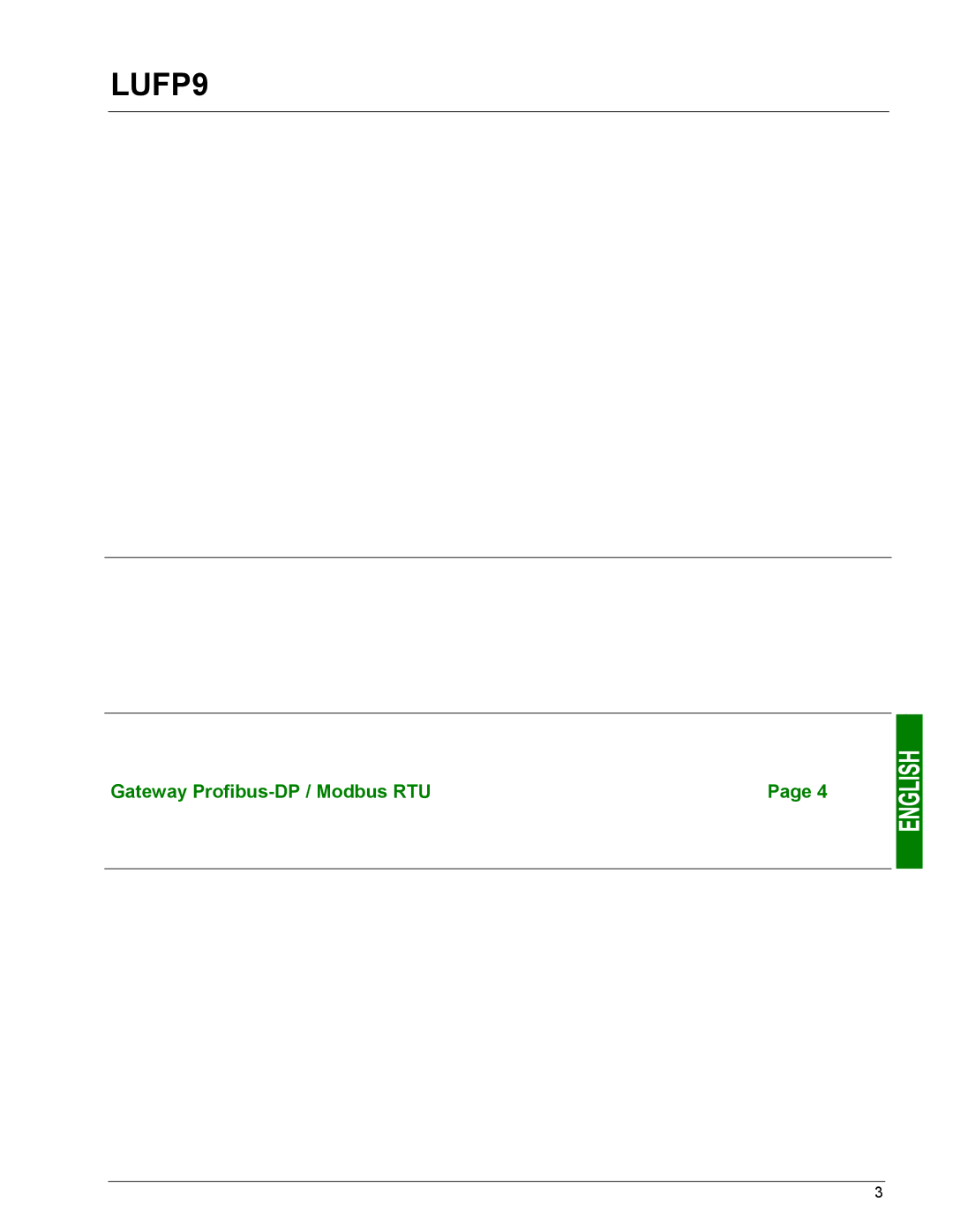 Schneider Electric LUFP7 user manual LUFP9 