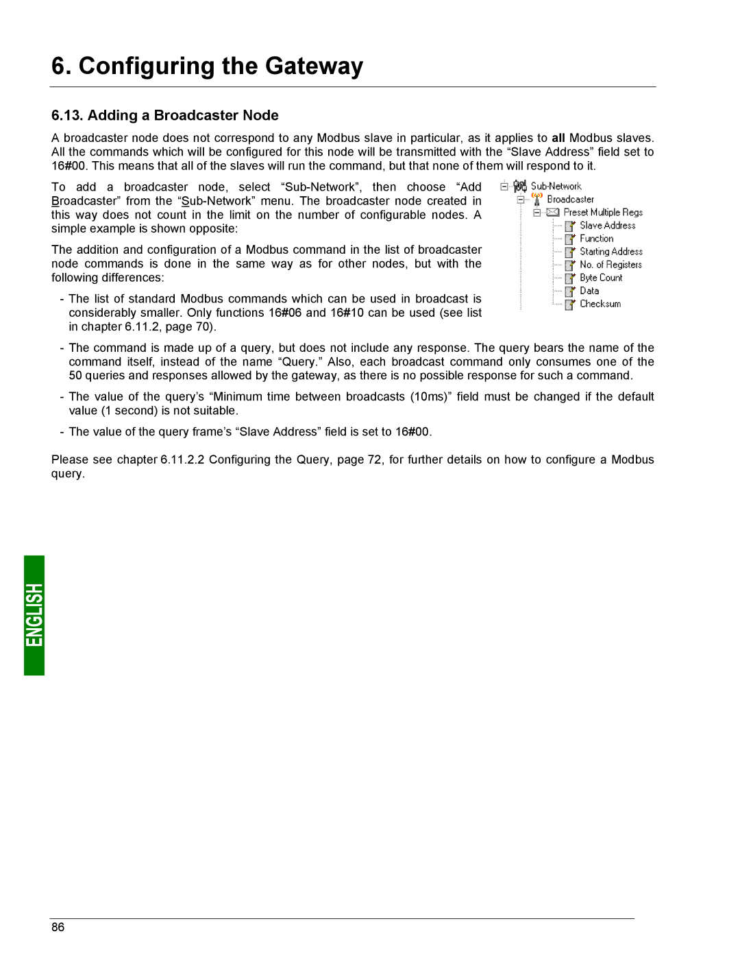 Schneider Electric LUFP7 user manual Adding a Broadcaster Node 