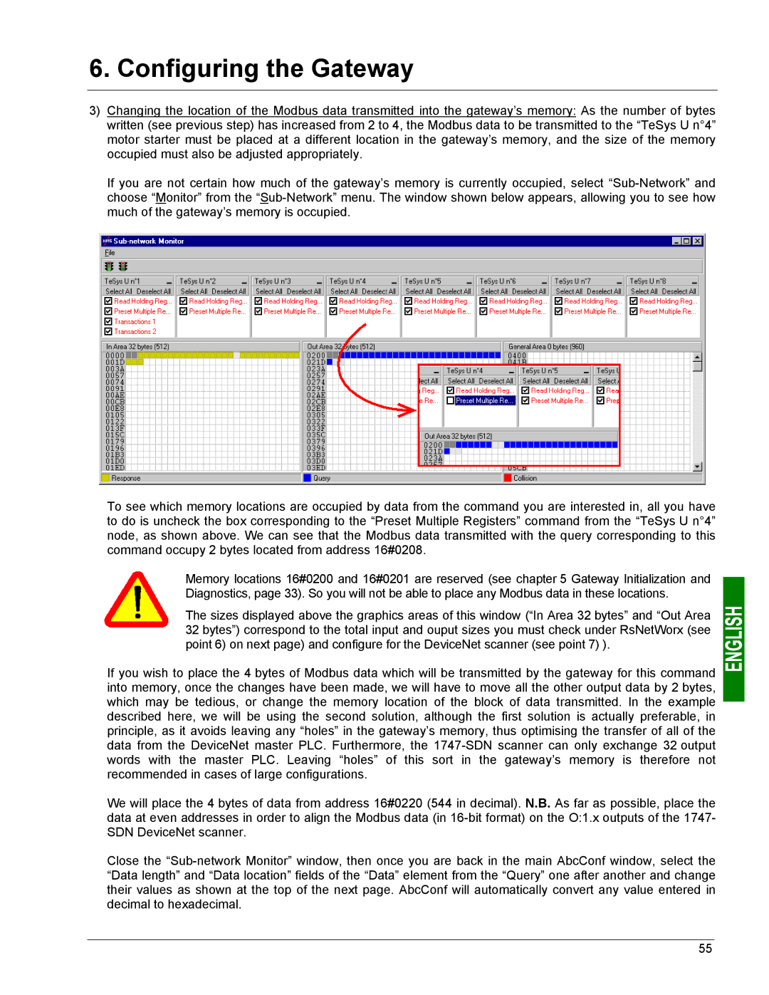 Schneider Electric LUFP9 user manual Configuring the Gateway 