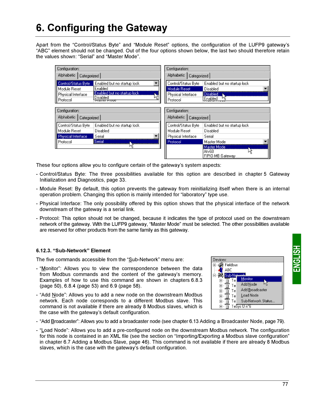 Schneider Electric LUFP9 user manual Sub-Network Element 