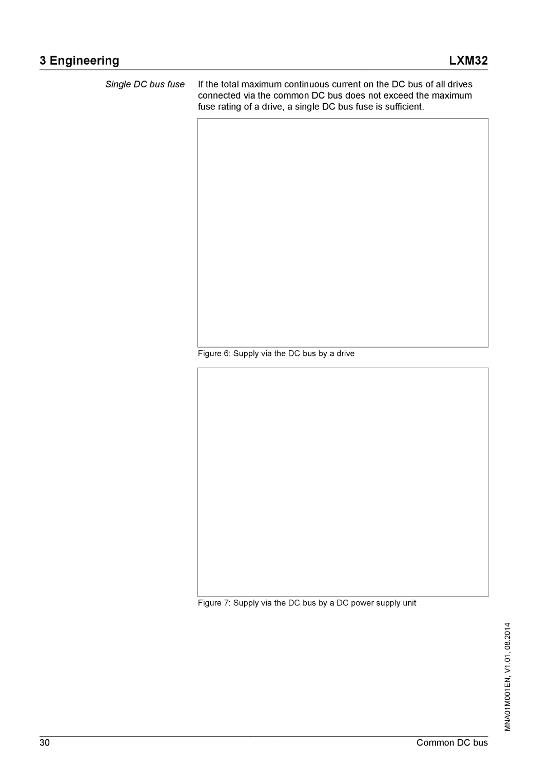 Schneider Electric MNA01M001EN manual Supply via the DC bus by a drive 