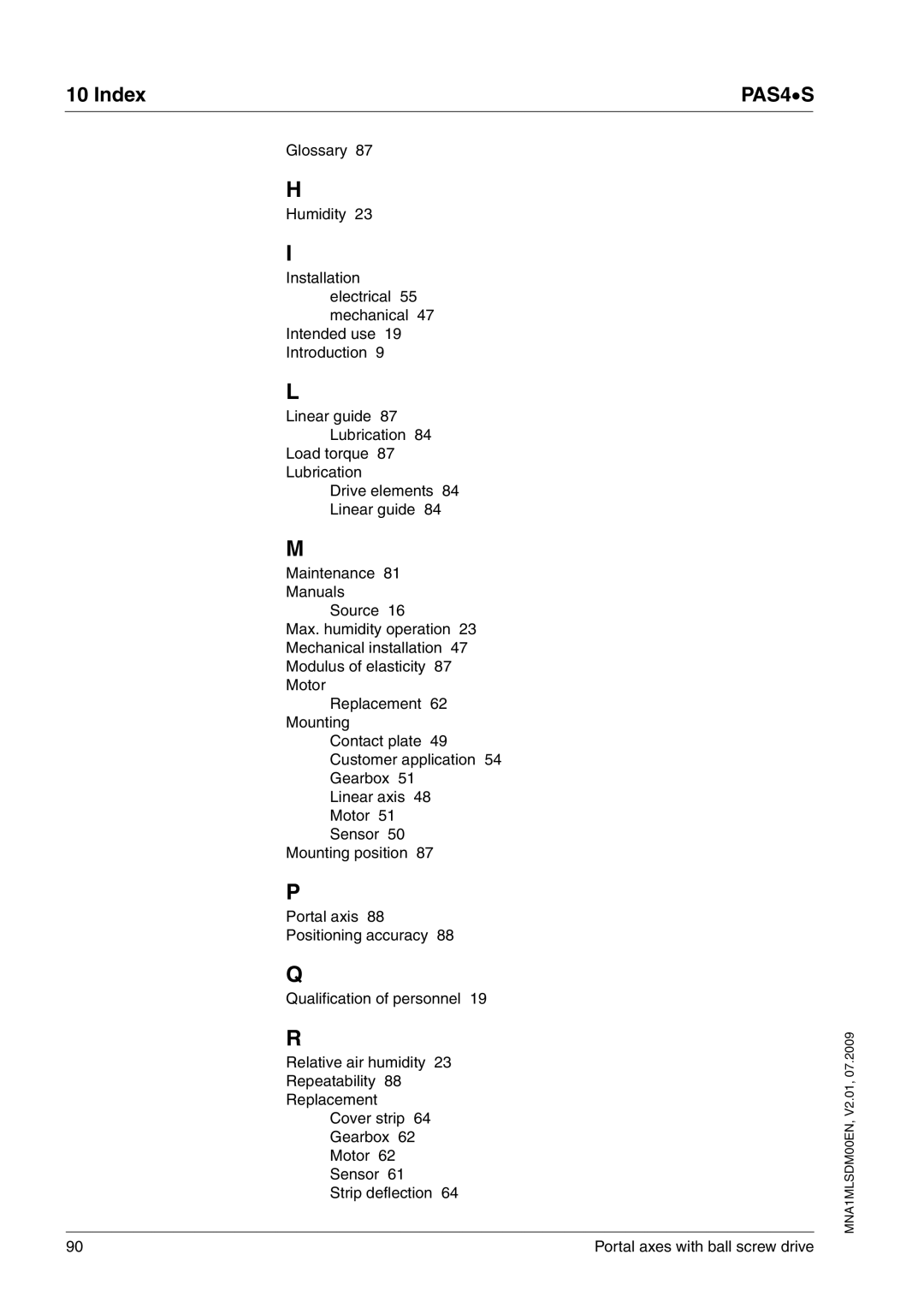 Schneider Electric PAS4S manual 