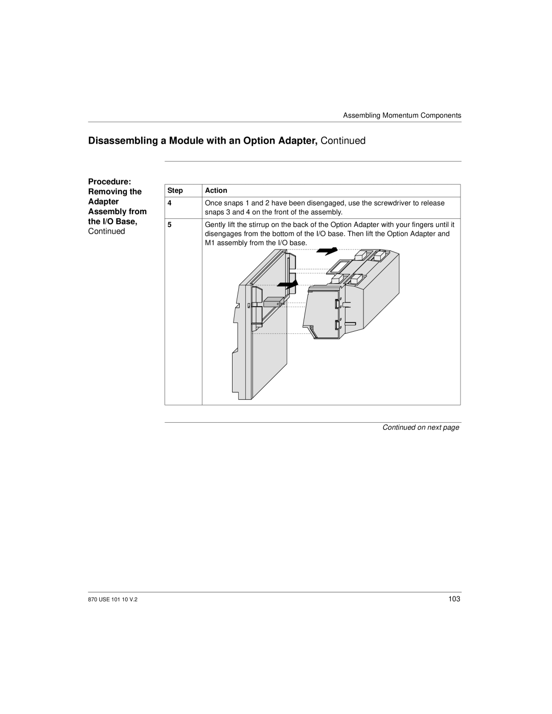 Schneider Electric Processor Adapter manual 103 