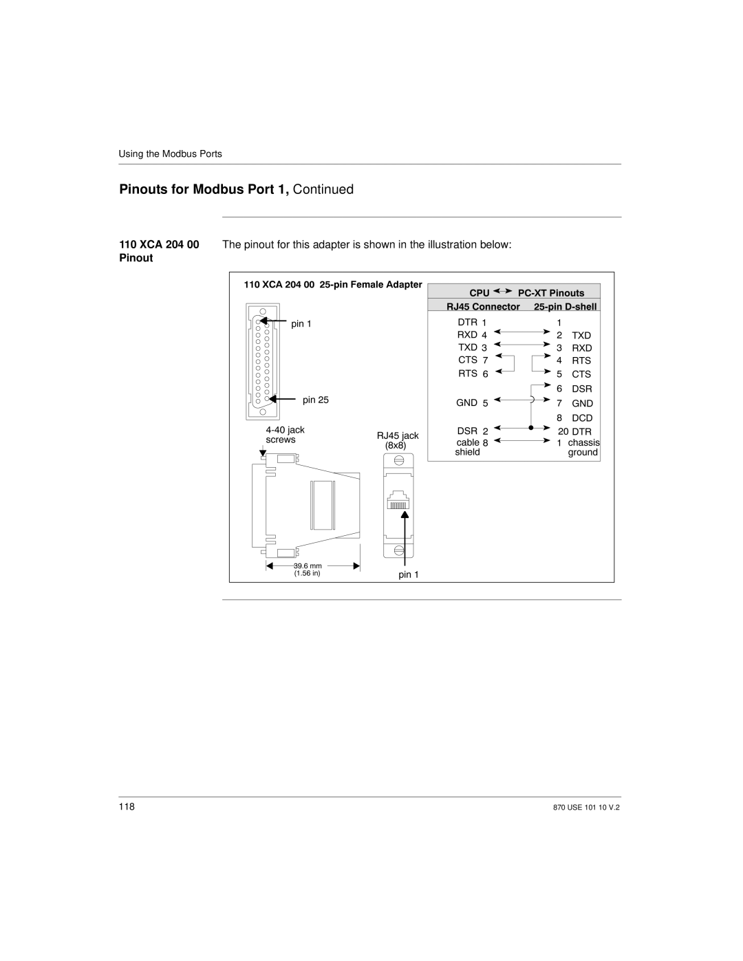 Schneider Electric Processor Adapter manual 118 