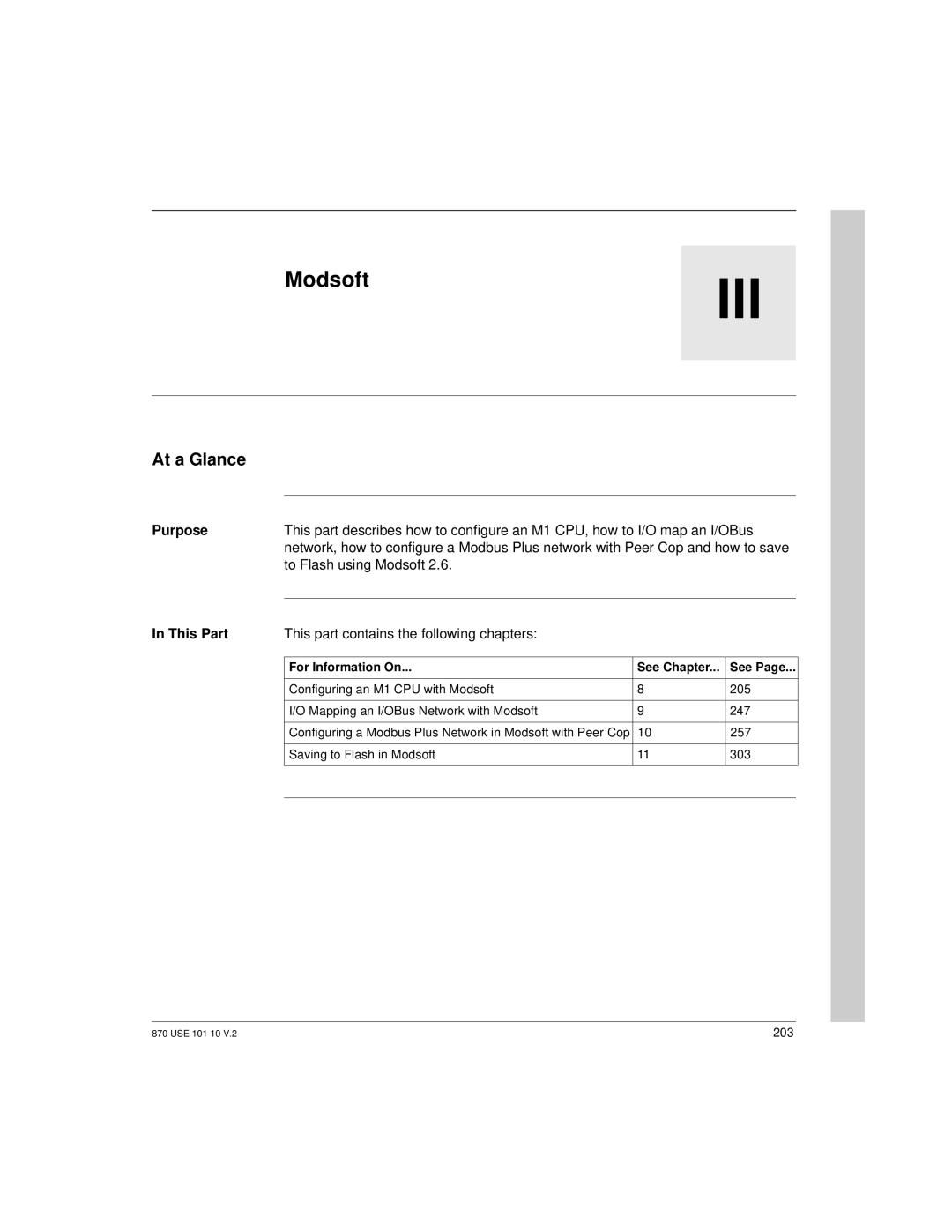 Schneider Electric Processor Adapter manual To Flash using Modsoft, For Information On 