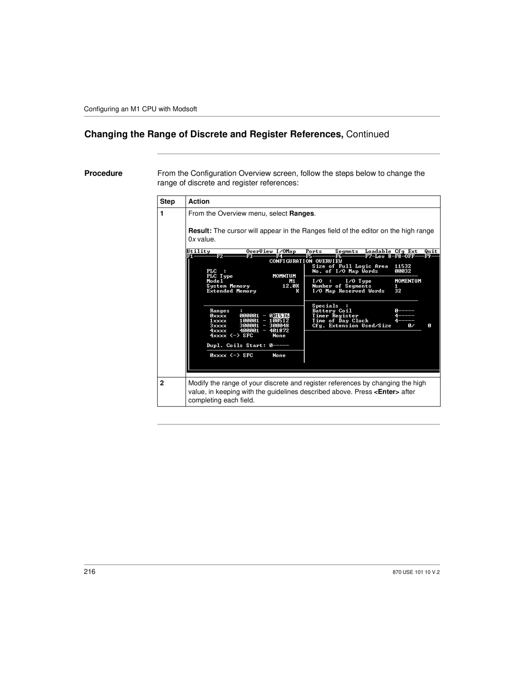 Schneider Electric Processor Adapter manual Step Action 