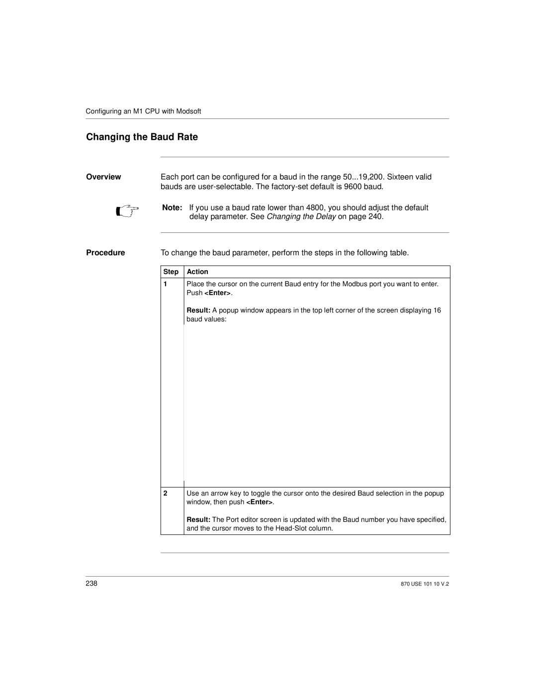 Schneider Electric Processor Adapter manual Changing the Baud Rate, Overview 