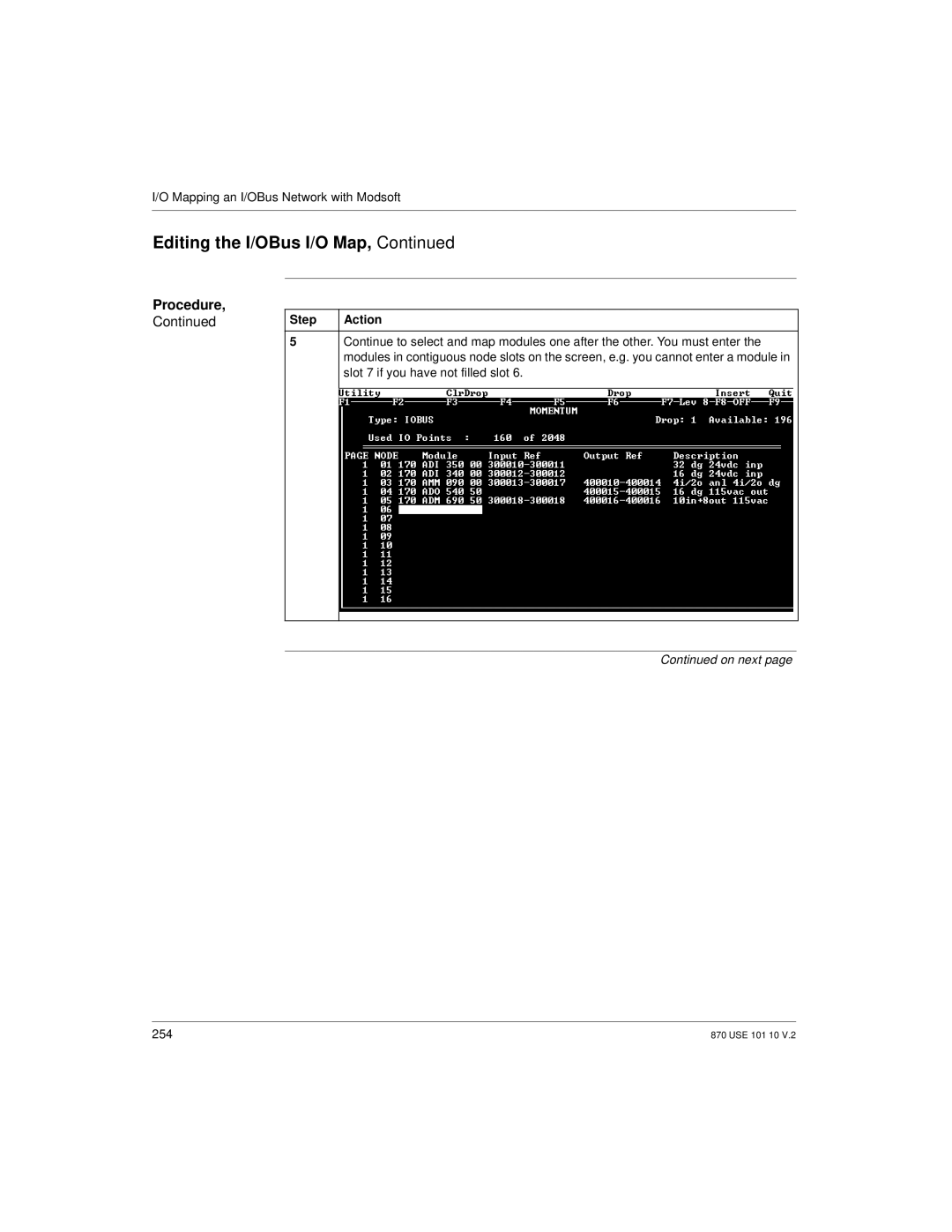 Schneider Electric Processor Adapter manual 254 