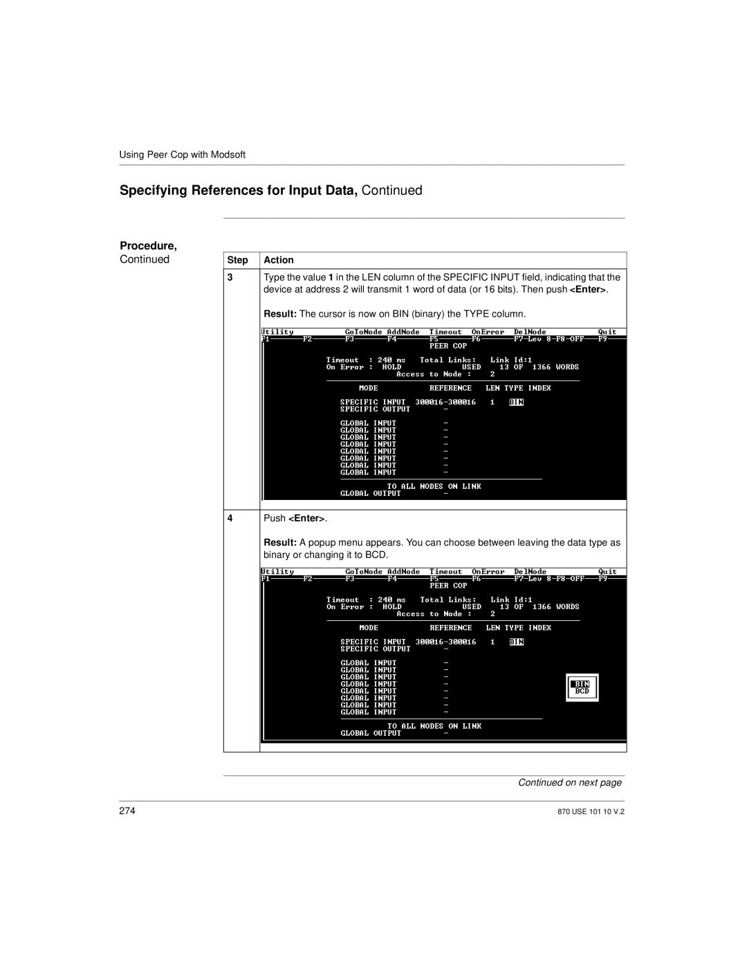 Schneider Electric Processor Adapter manual 274 