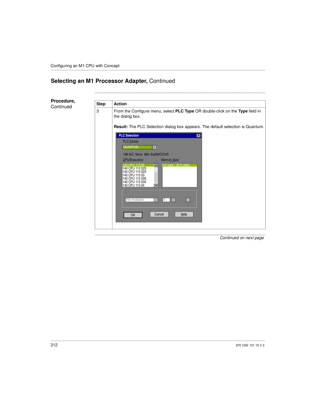 Schneider Electric Processor Adapter manual 312 