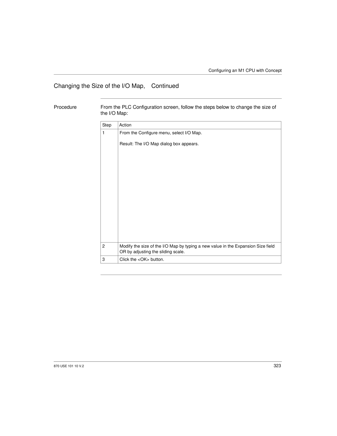 Schneider Electric Processor Adapter manual From the Configure menu, select I/O Map 