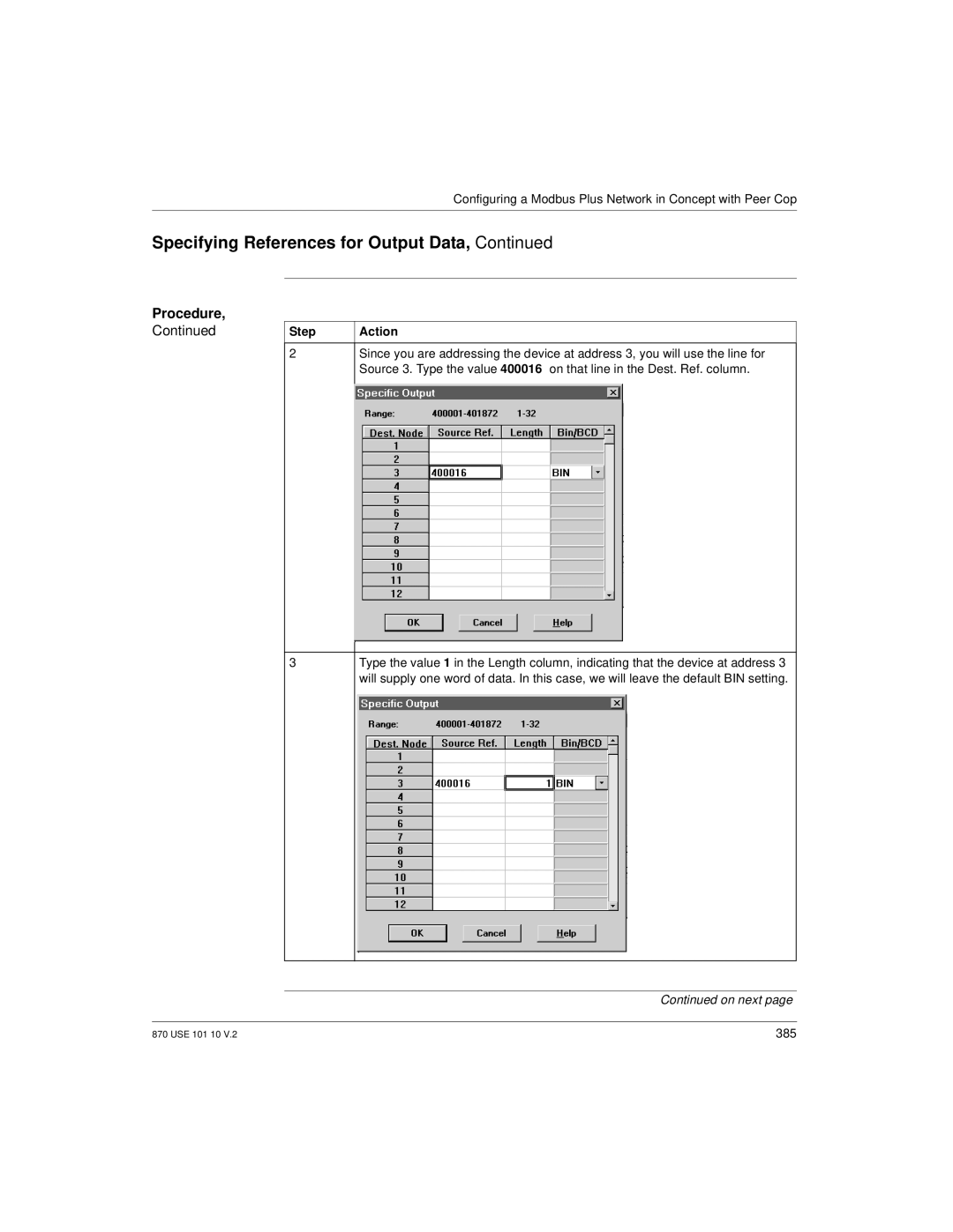 Schneider Electric Processor Adapter manual 385 