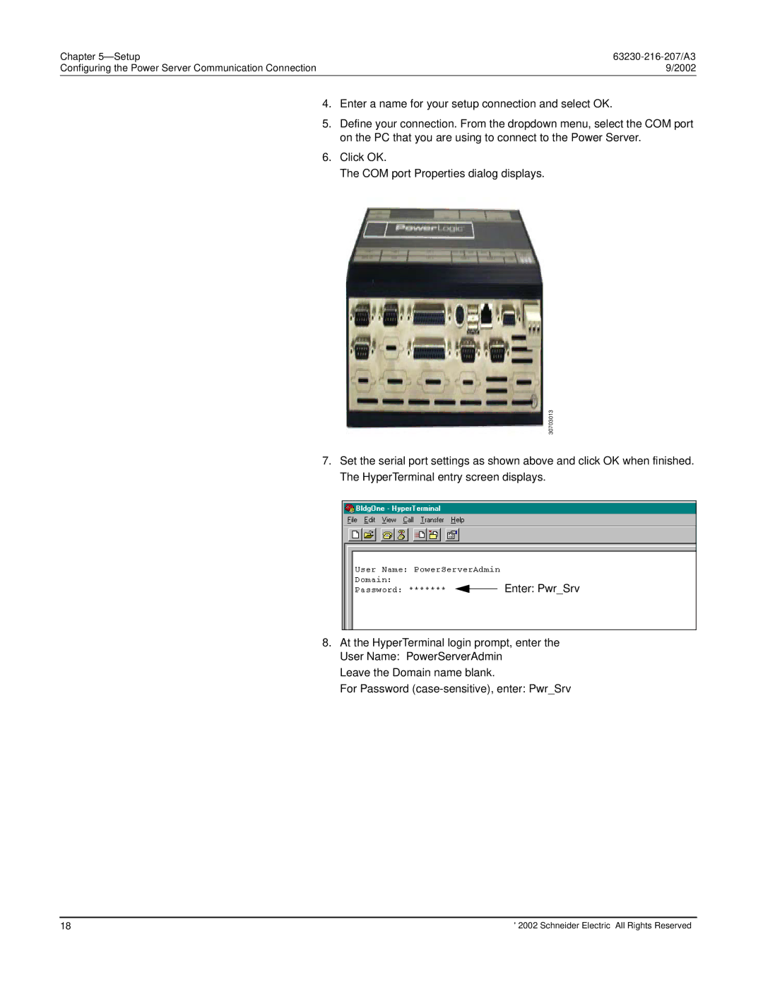 Schneider Electric PWRSRV710, PWRSRV750 setup guide 30703013 