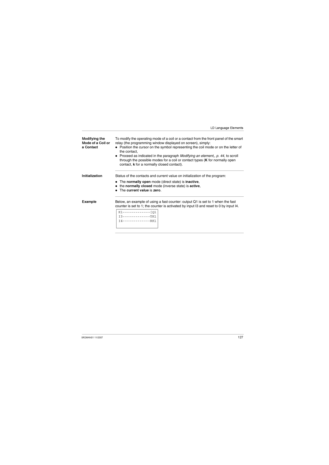 Schneider Electric SR2MAN01 user manual TK1 RK1 