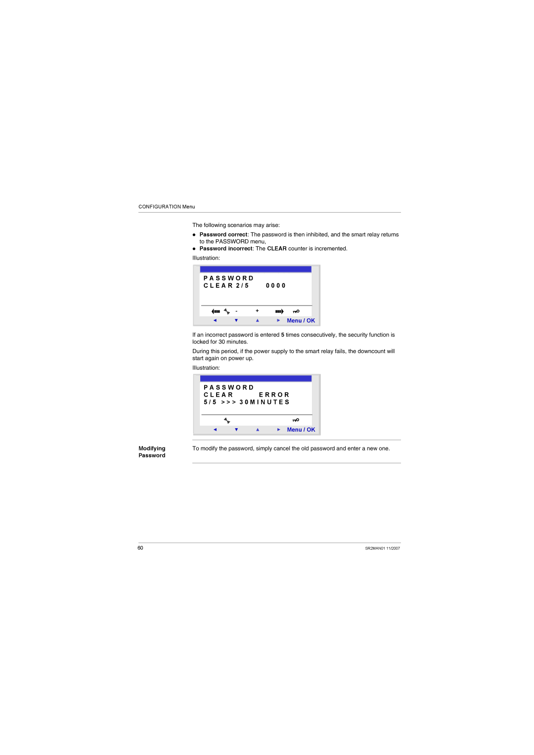 Schneider Electric SR2MAN01 user manual E a R 2, 3 0 M I N U T E S 