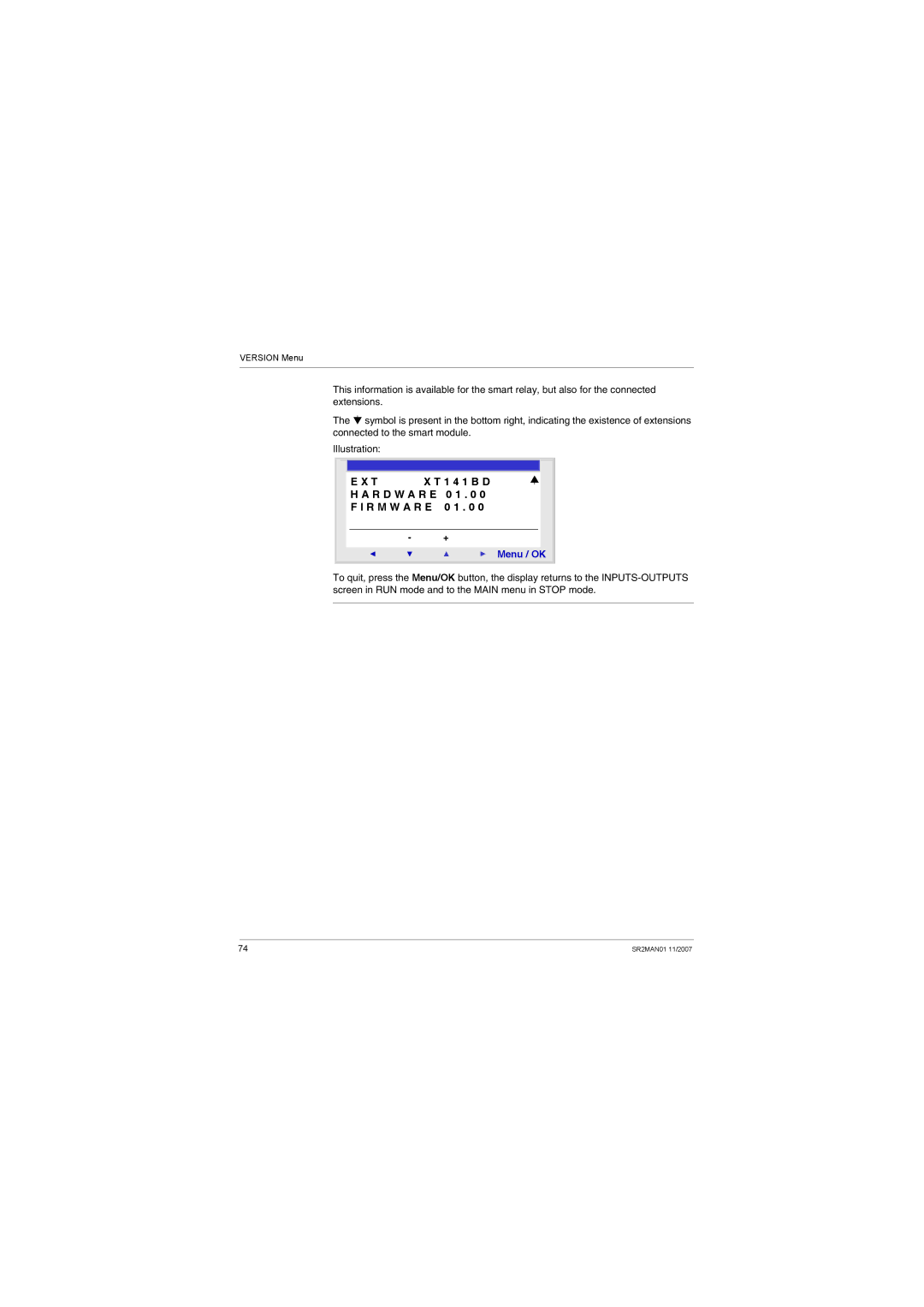 Schneider Electric SR2MAN01 user manual 1 4 1 B D 