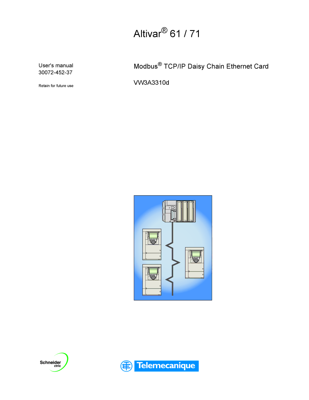 Schneider Electric VW3A3310d user manual 