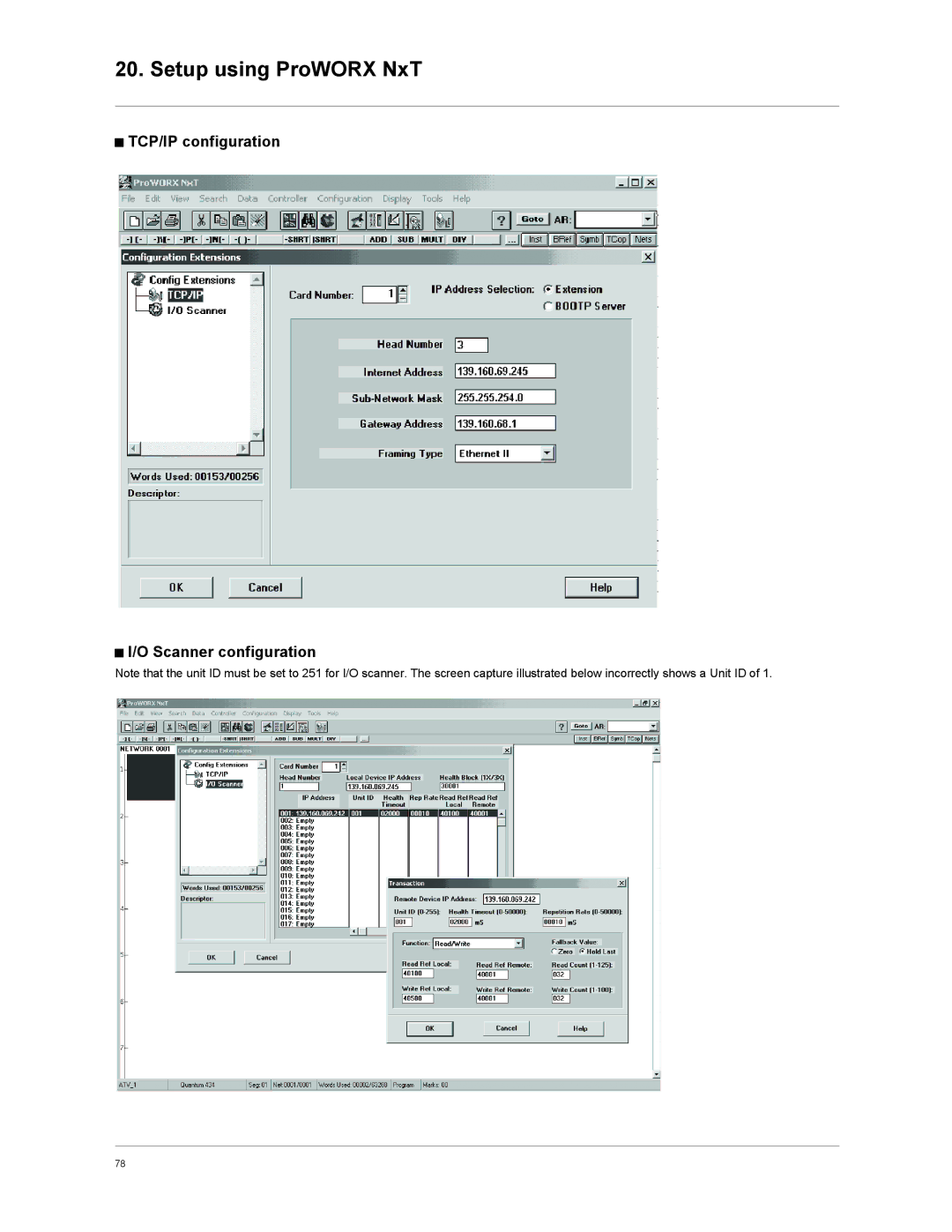 Schneider Electric VW3A3310d user manual TCP/IP configuration O Scanner configuration 