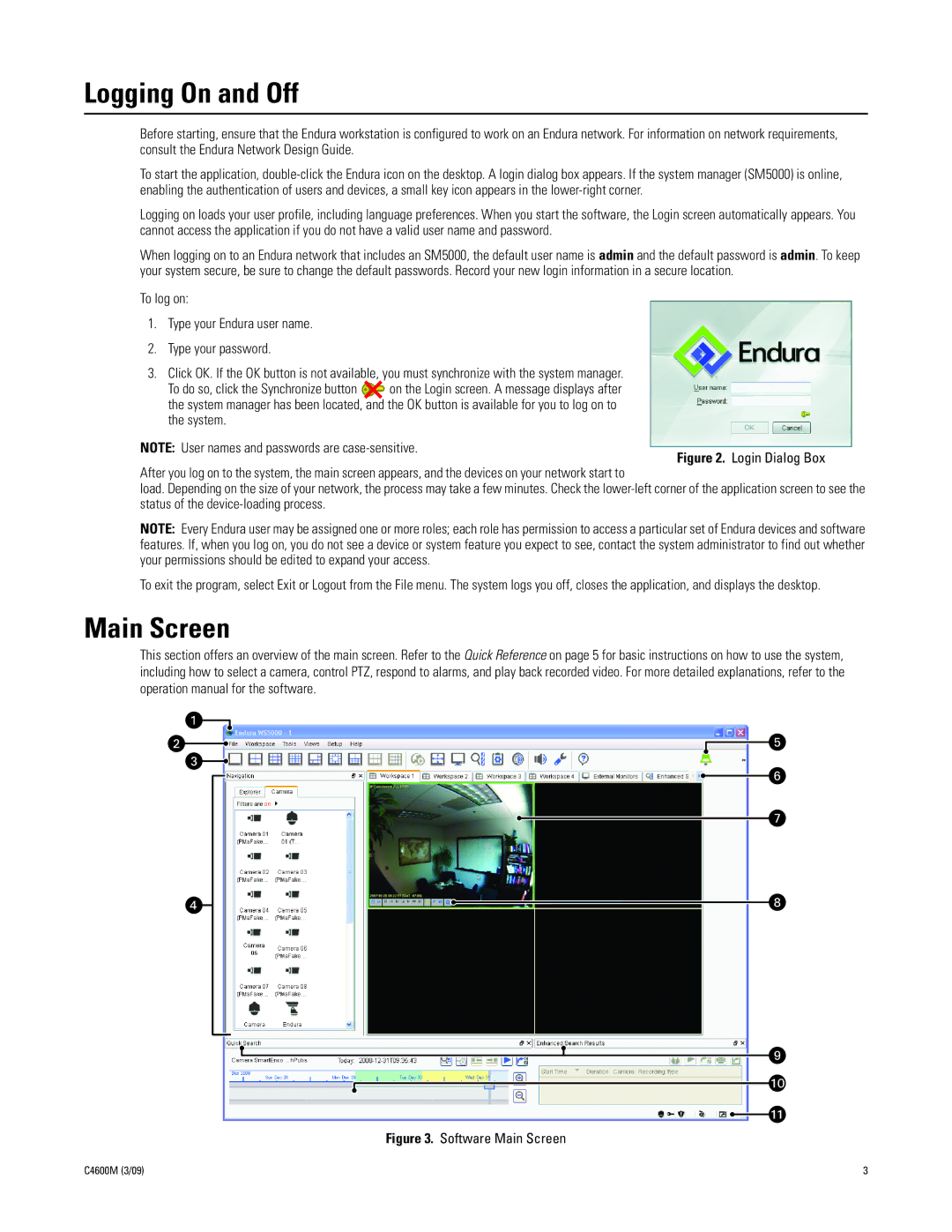 Schneider Electric WS5070 quick start Logging On and Off, Main Screen 