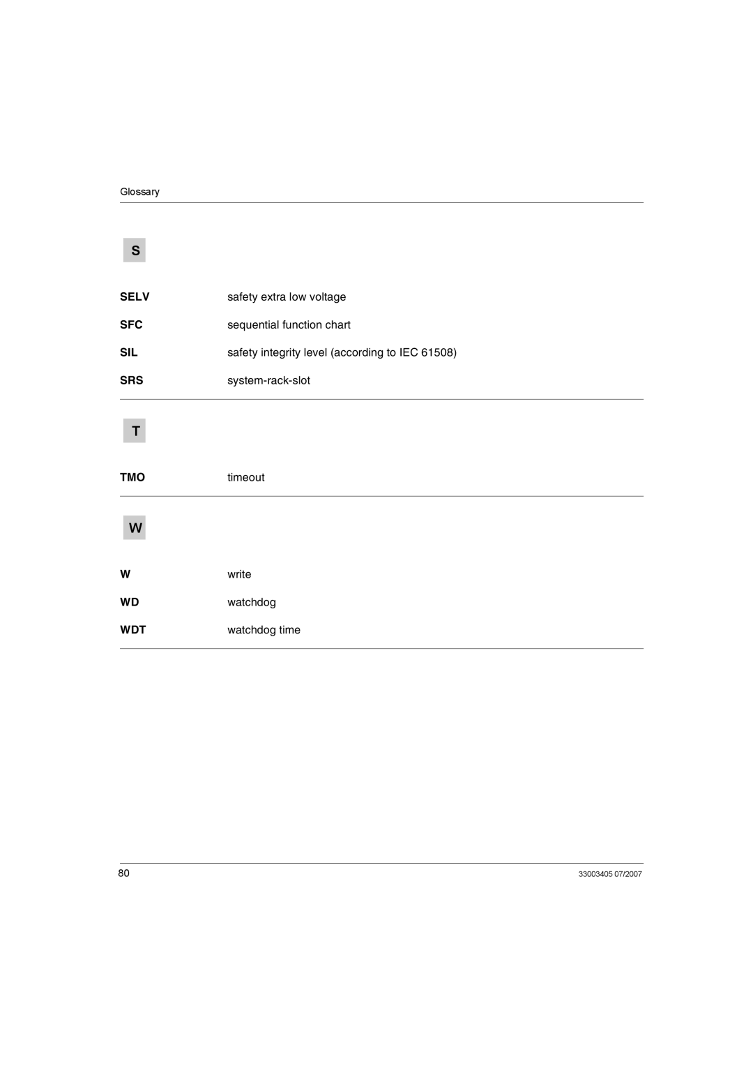 Schneider Electric XPSMF2DO801 Safety extra low voltage, Sequential function chart, System-rack-slot, Write, Watchdog 