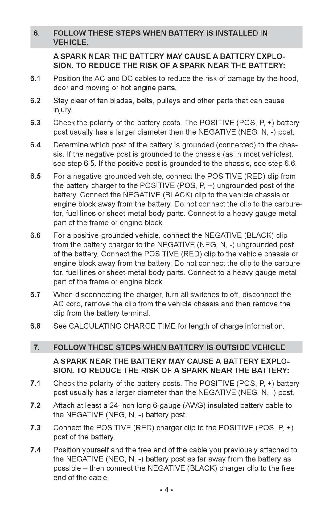 Schumacher INC-2405A owner manual 