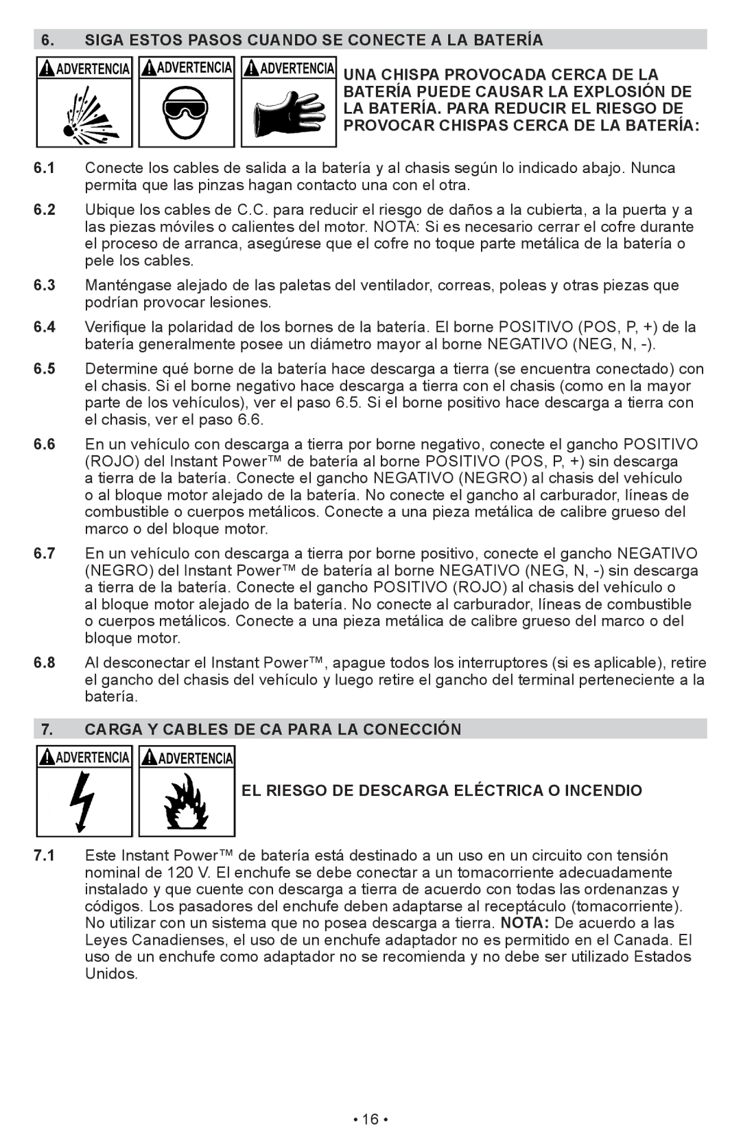 Schumacher IP-1875C owner manual 