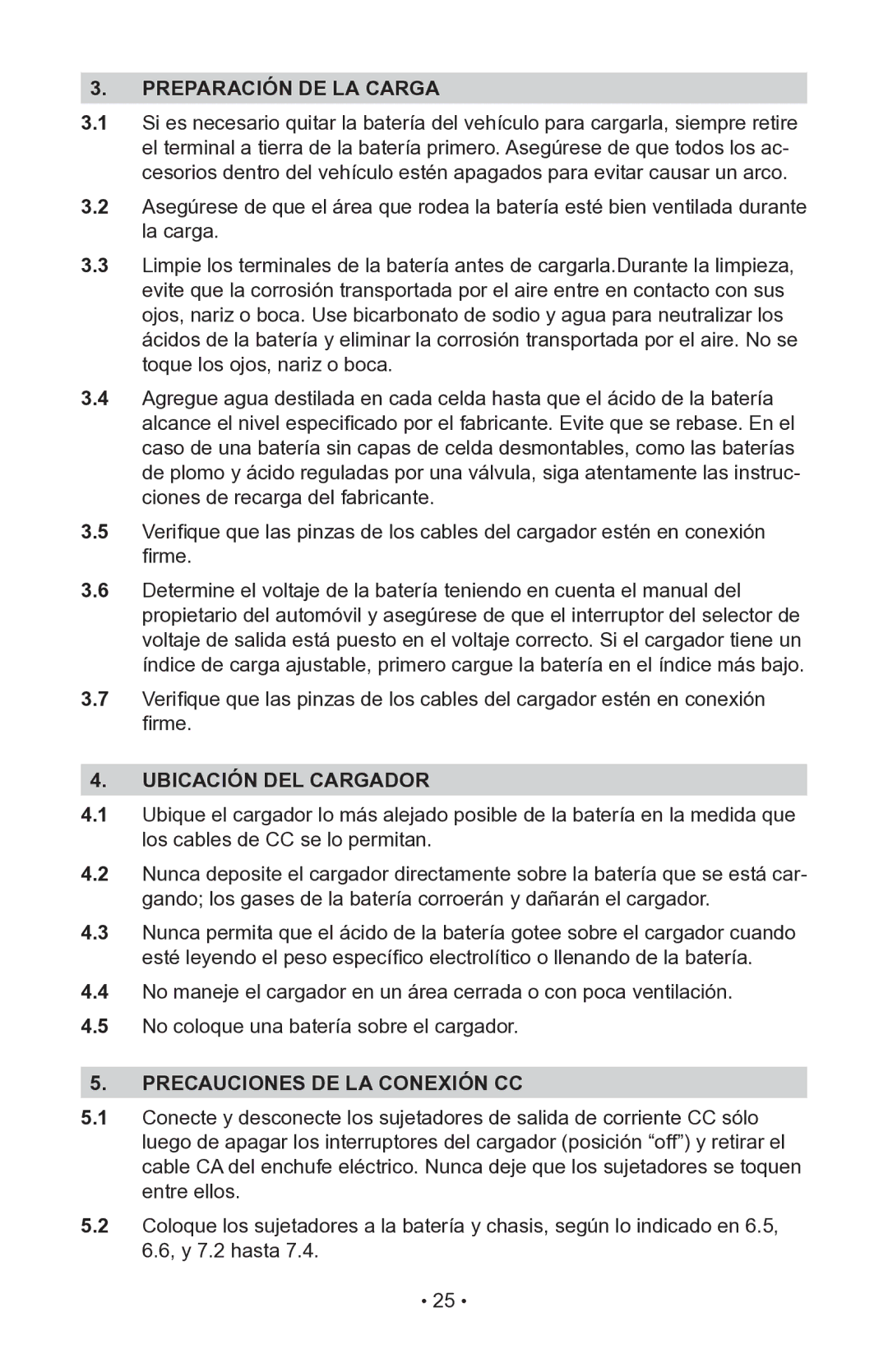 Schumacher SC-1000A, MODELS SC-600A PREPARación de la carga, Ubicación DEL Cargador, Precauciones DE LA Conexión CC 