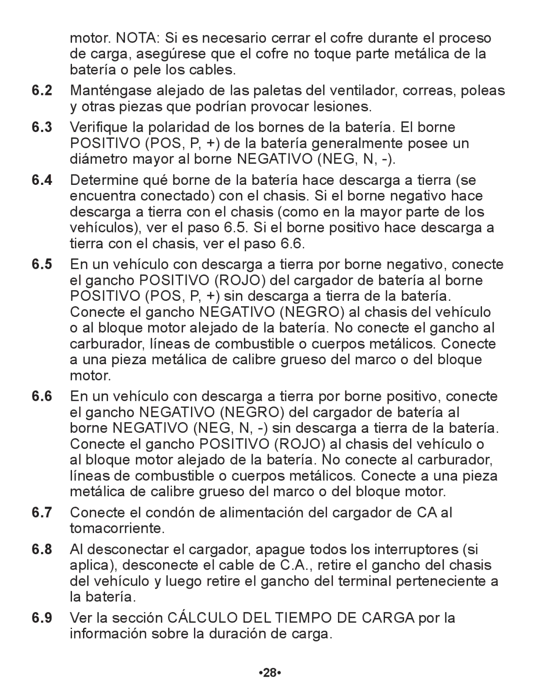 Schumacher SP1 owner manual 