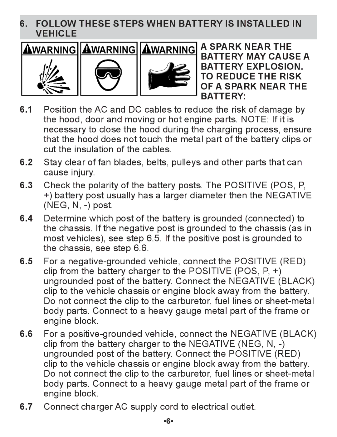 Schumacher SP1 owner manual 