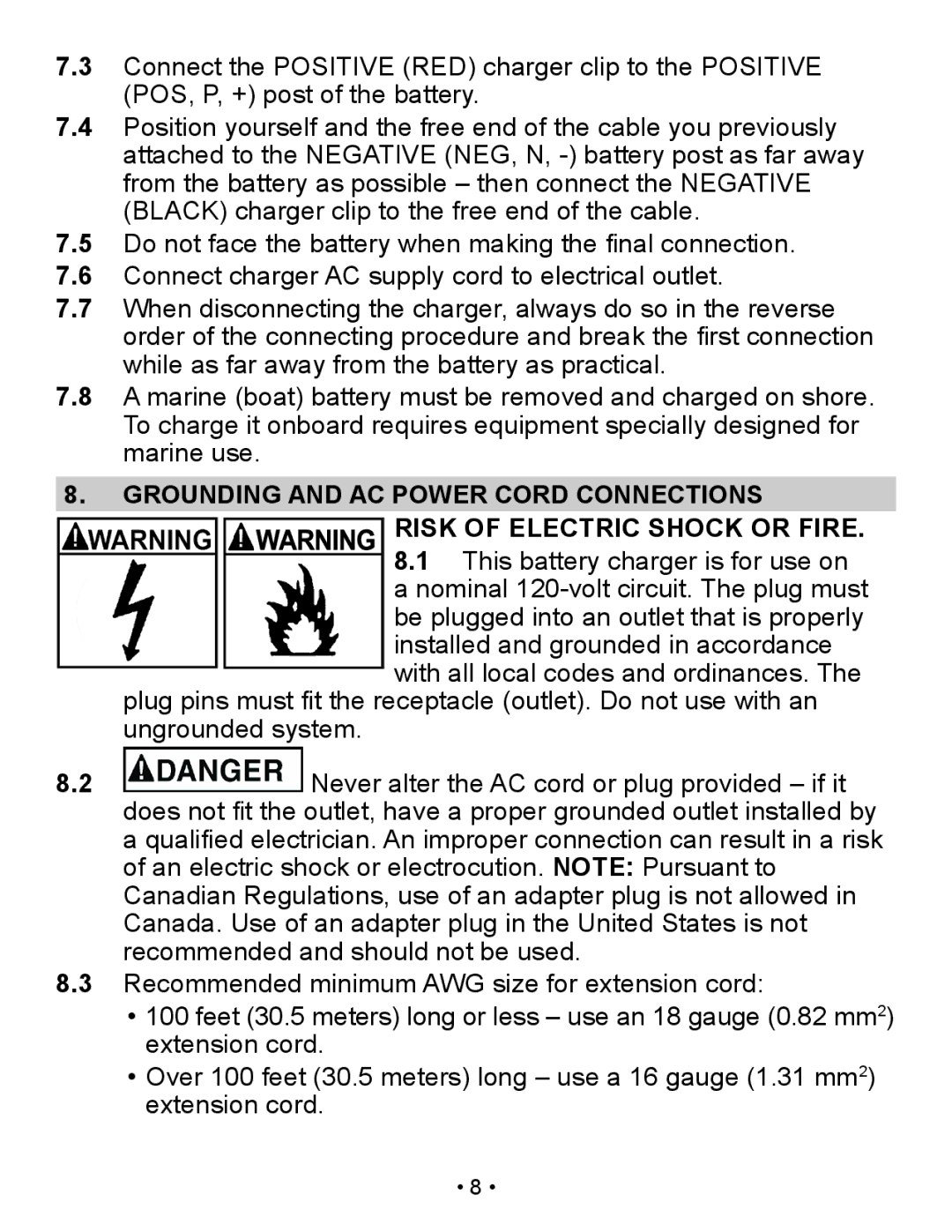 Schumacher SP2 owner manual 