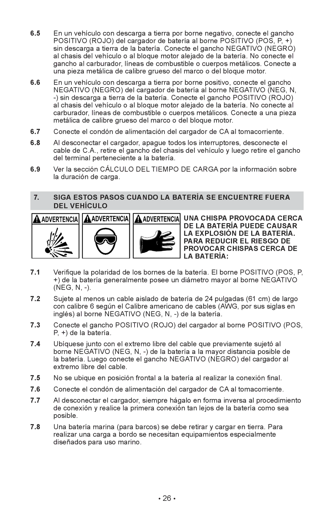 Schumacher XC103, XC75 owner manual 