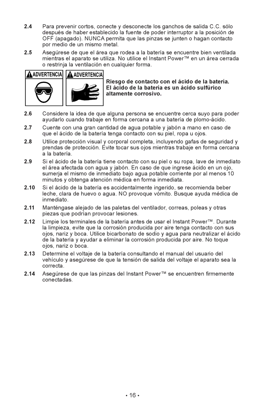 Schumacher XP2260 owner manual 