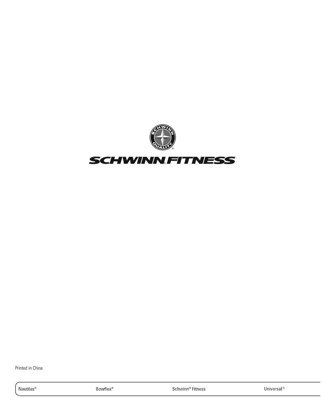 Schwinn A20, A10 manual 