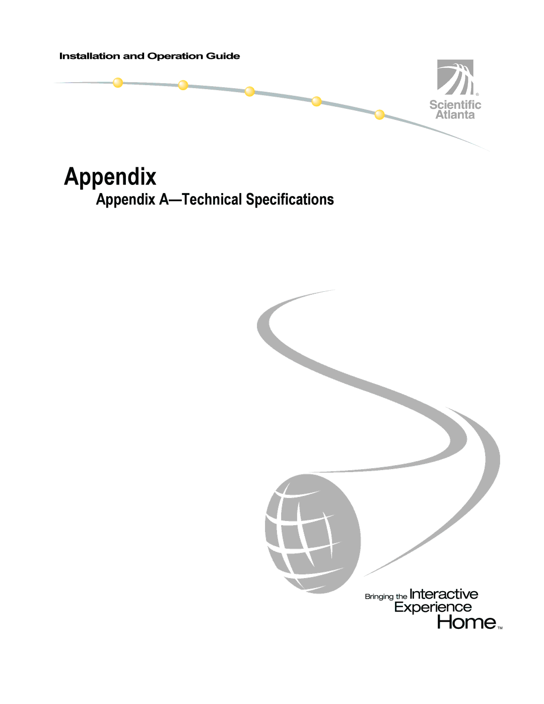 Scientific Atlanta Power Supply Unit manual Appendix 