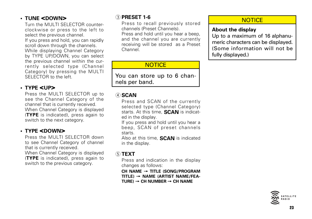 Scion PT546-00080 manual Type UP, Type Down, About the display 