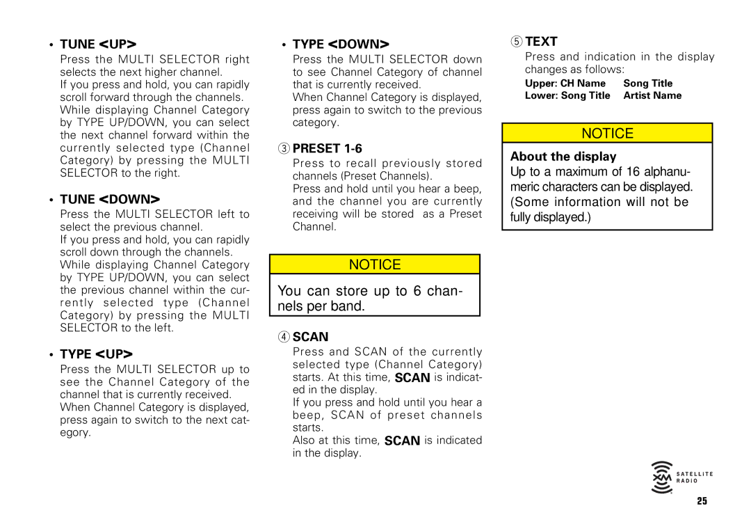 Scion PT546-00081 manual Type UP, Type Down, About the display 