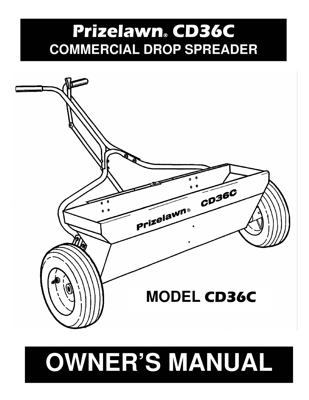 Scotts owner manual Prizelawn CD36C 