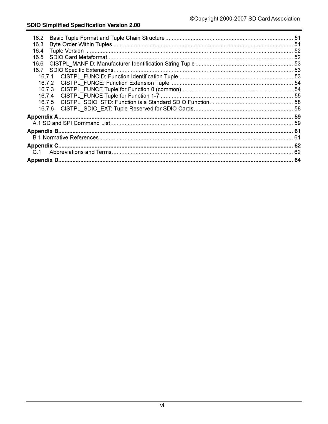 SDI Technologies SDIO Card manual 16.2 