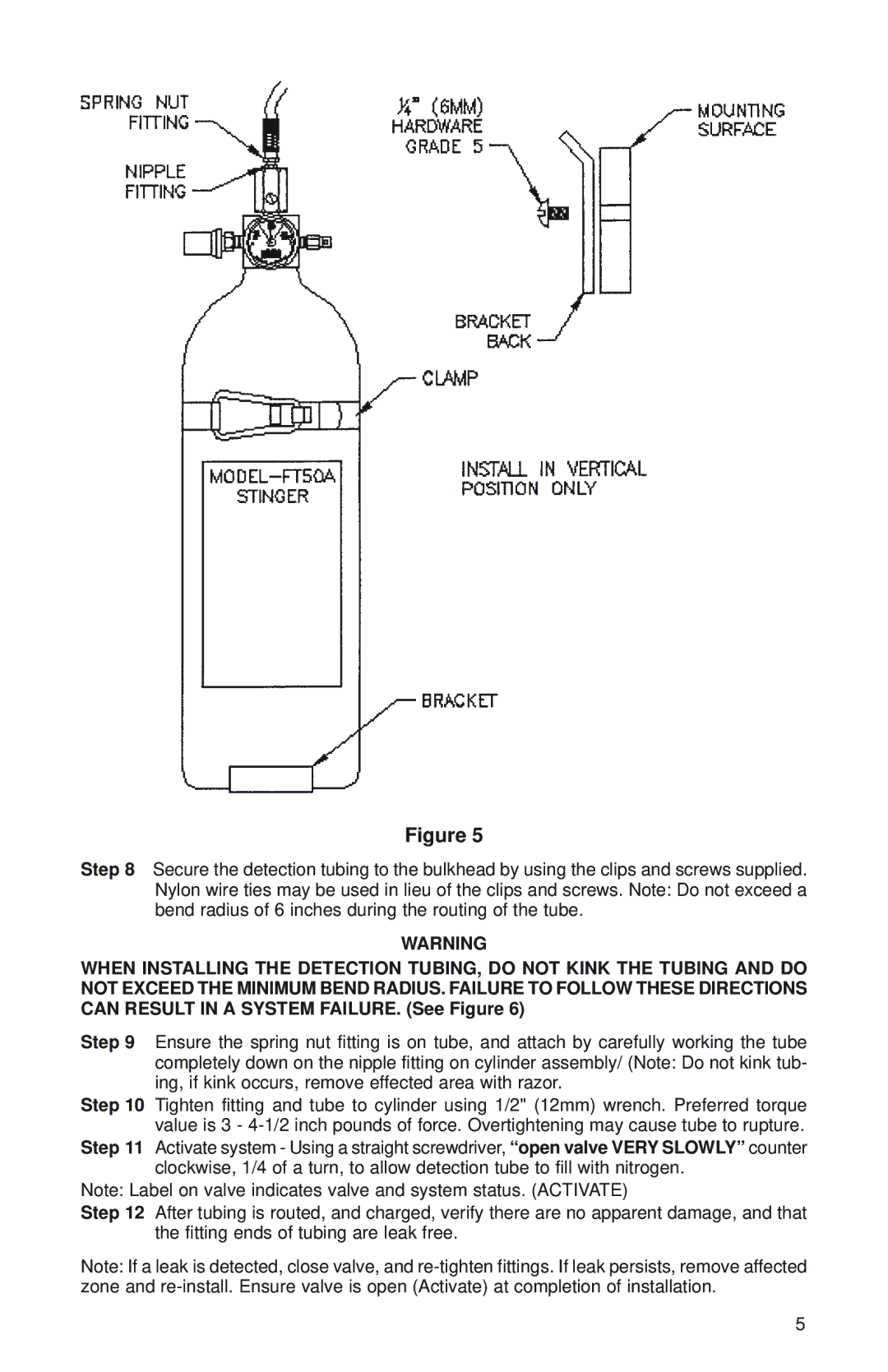 Sea-Fire FM200 manual 