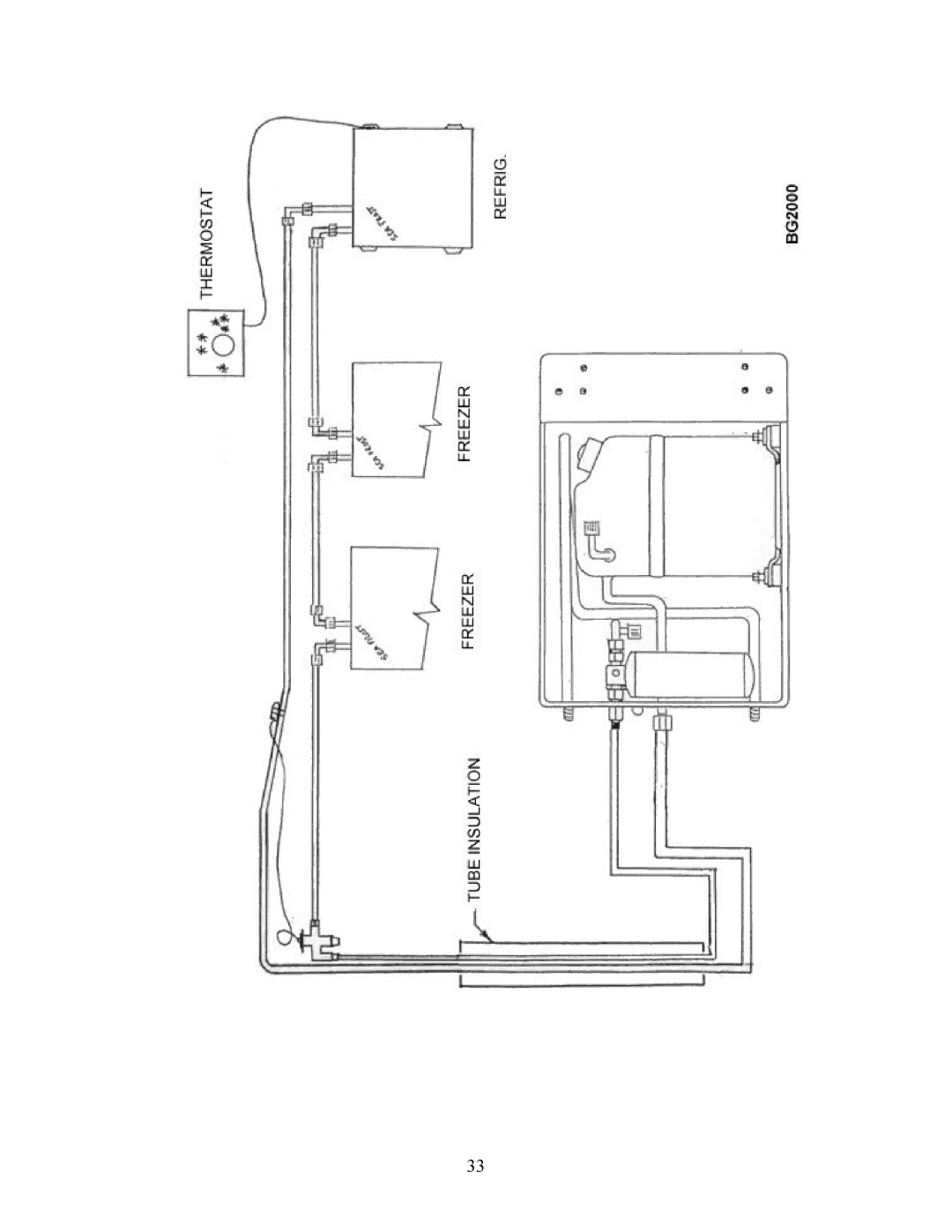 Sea Frost BG 2000 installation instructions 