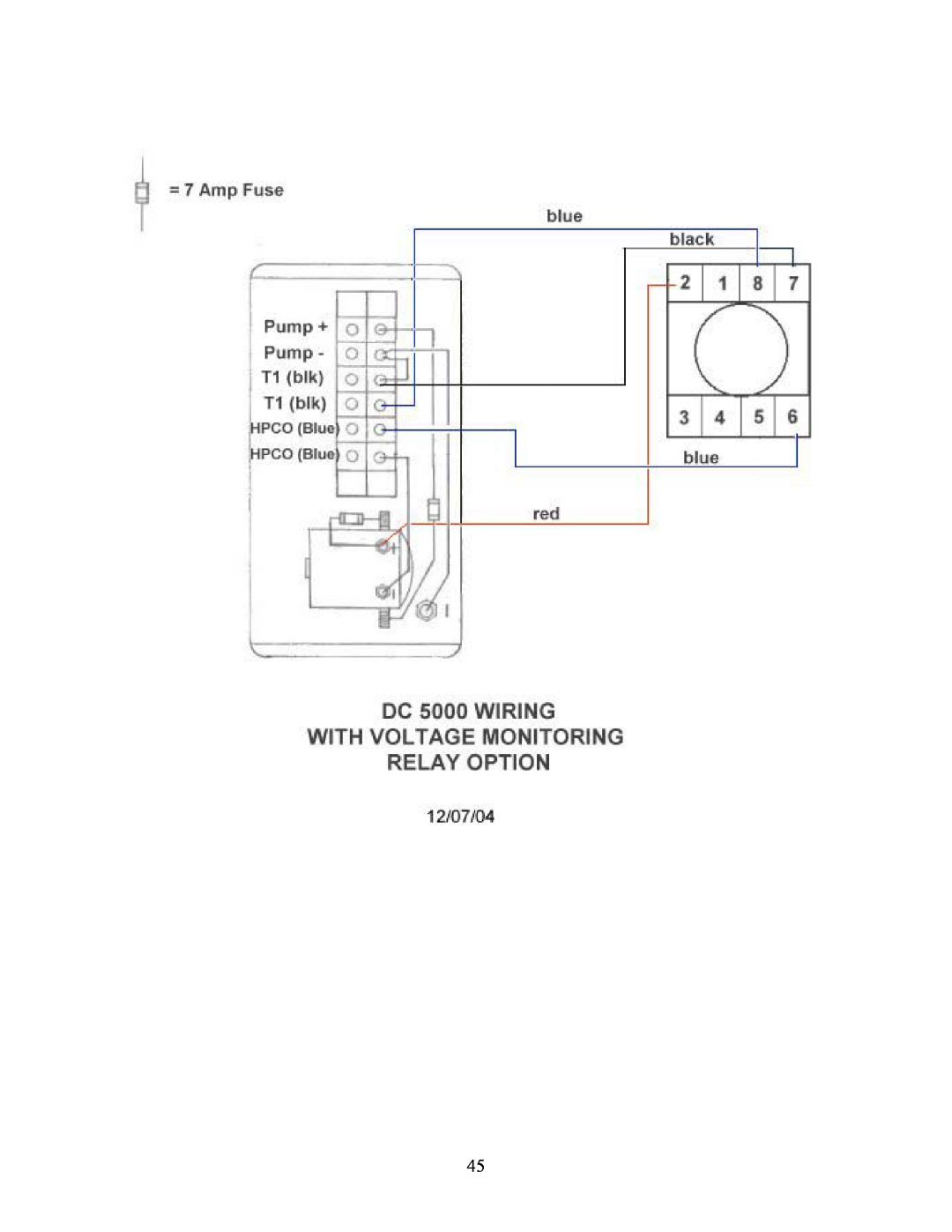 Sea Frost DC 5000 installation instructions 