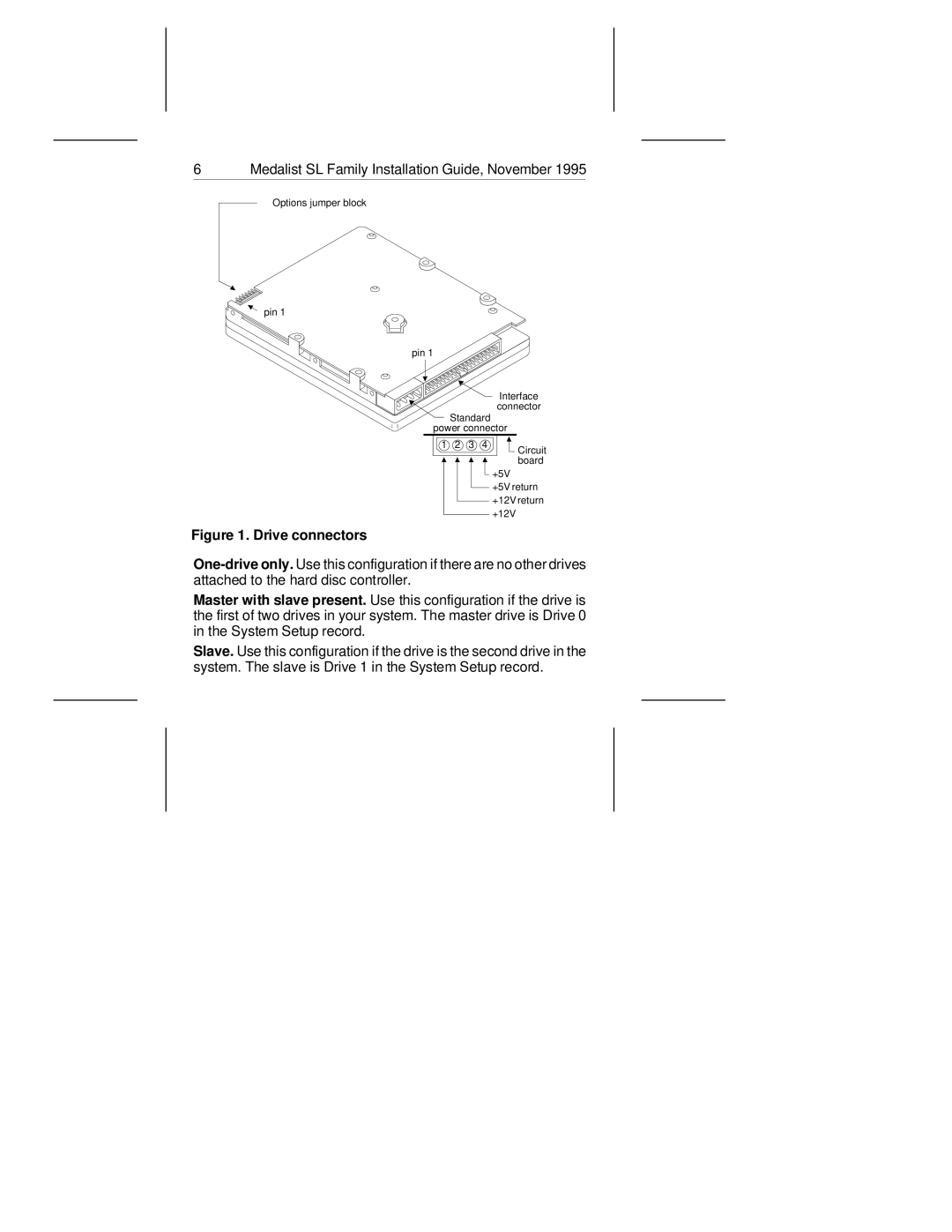 Seagate 1080SL, 851SL, 540SL, 1270SL manual Drive connectors 