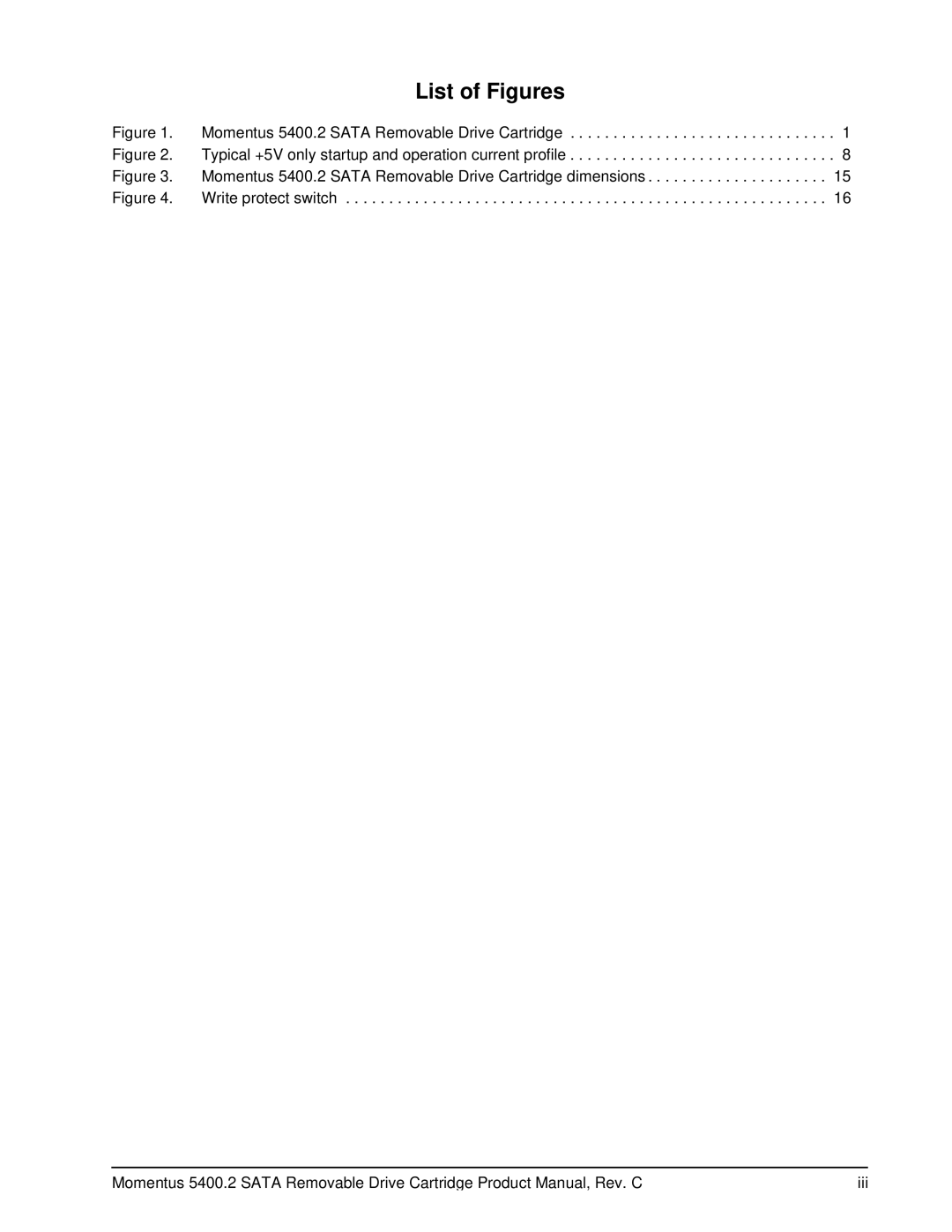 Seagate 5400.2 SATA manual List of Figures 