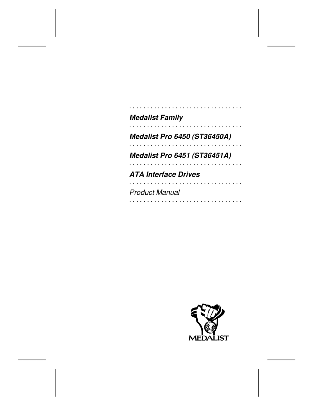 Seagate 6450, 6451 manual Product Manual 