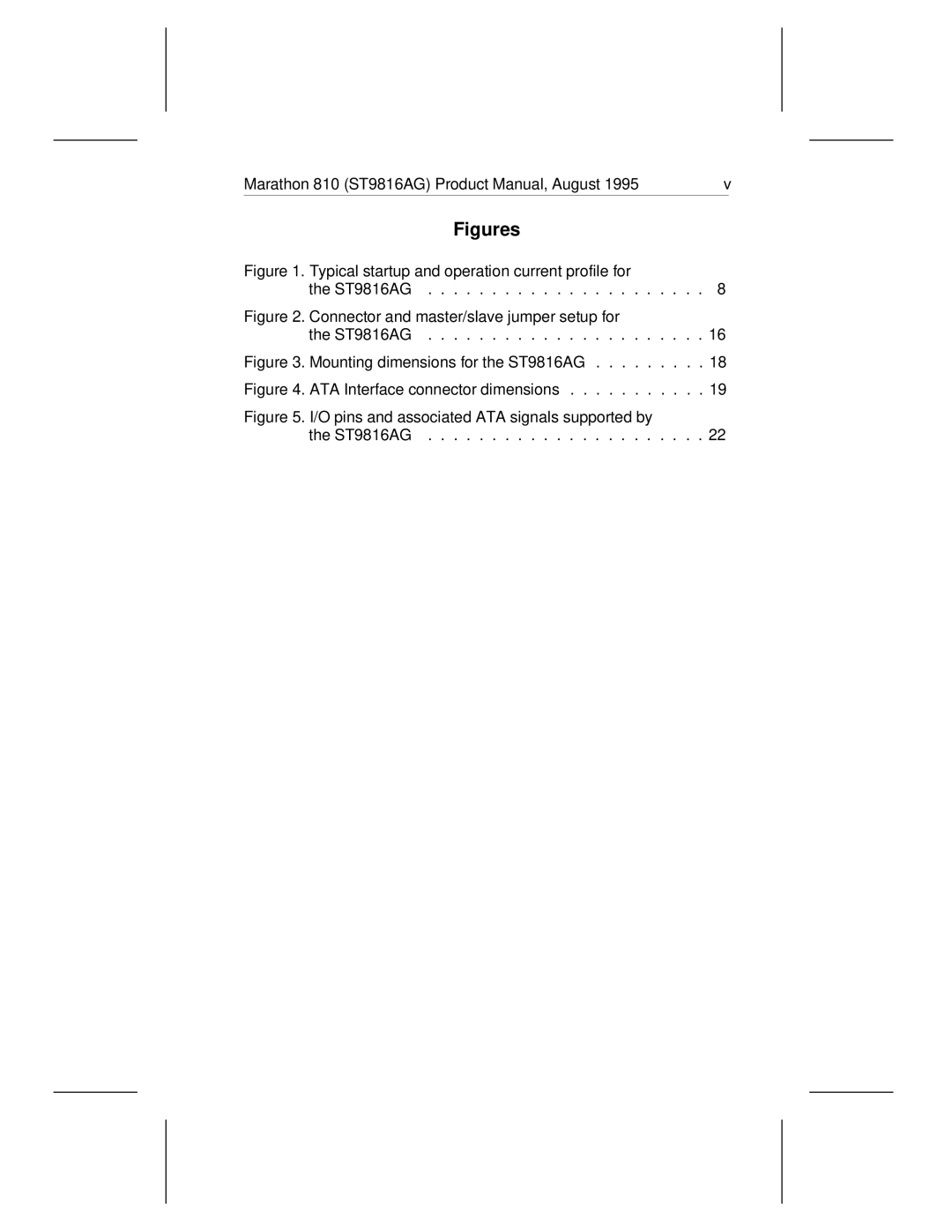 Seagate 810 manual Figures 