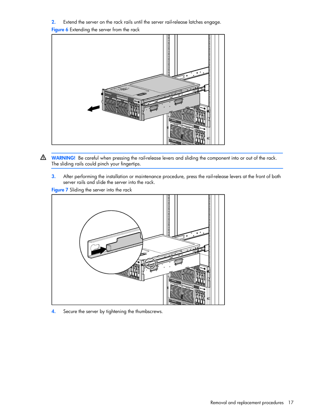 Seagate DL585 manual Removal and replacement procedures 