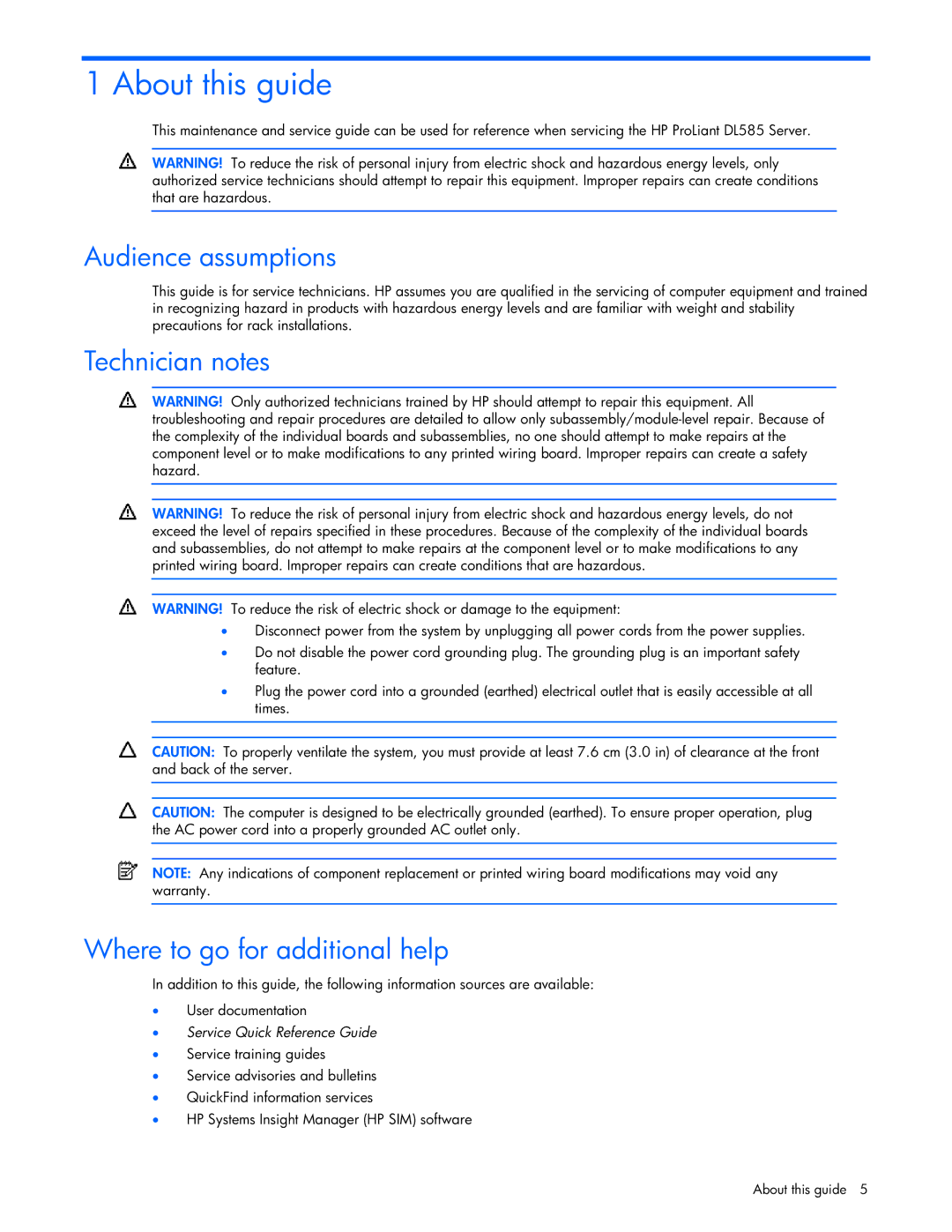 Seagate DL585 manual About this guide, Audience assumptions, Technician notes, Where to go for additional help 