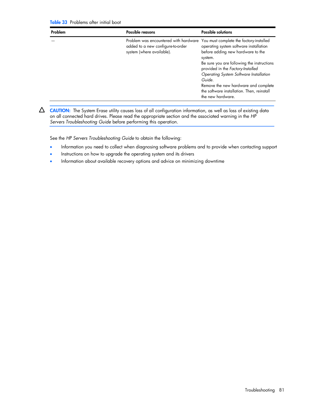 Seagate DL585 manual Provided in the Factory-Installed 